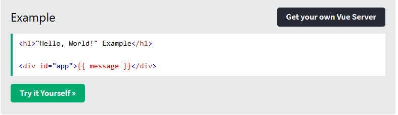 Vue Tutorial